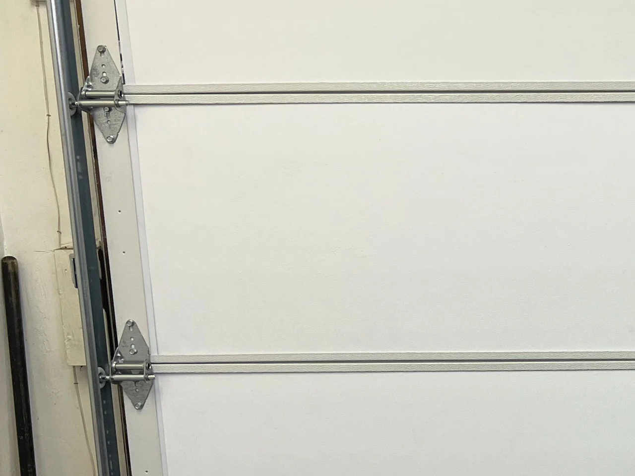 Garage door hardware detail